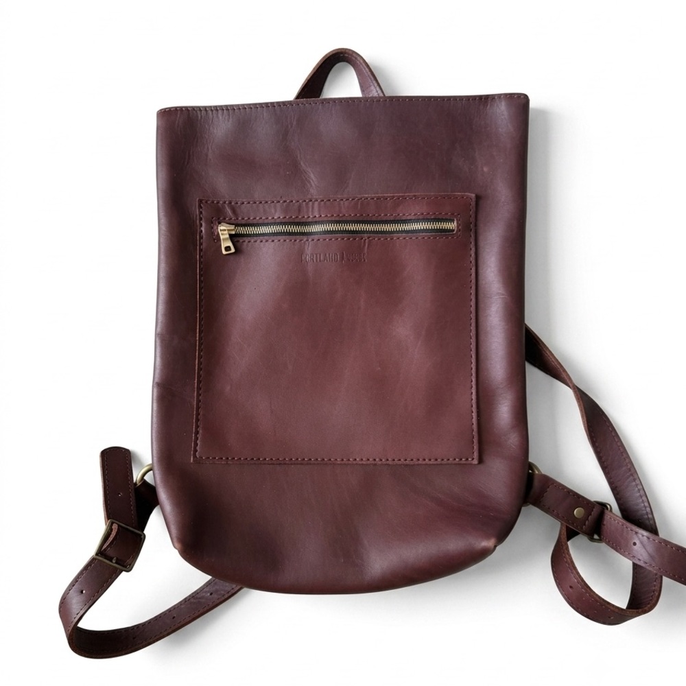Portland Leather Laptop Backpack